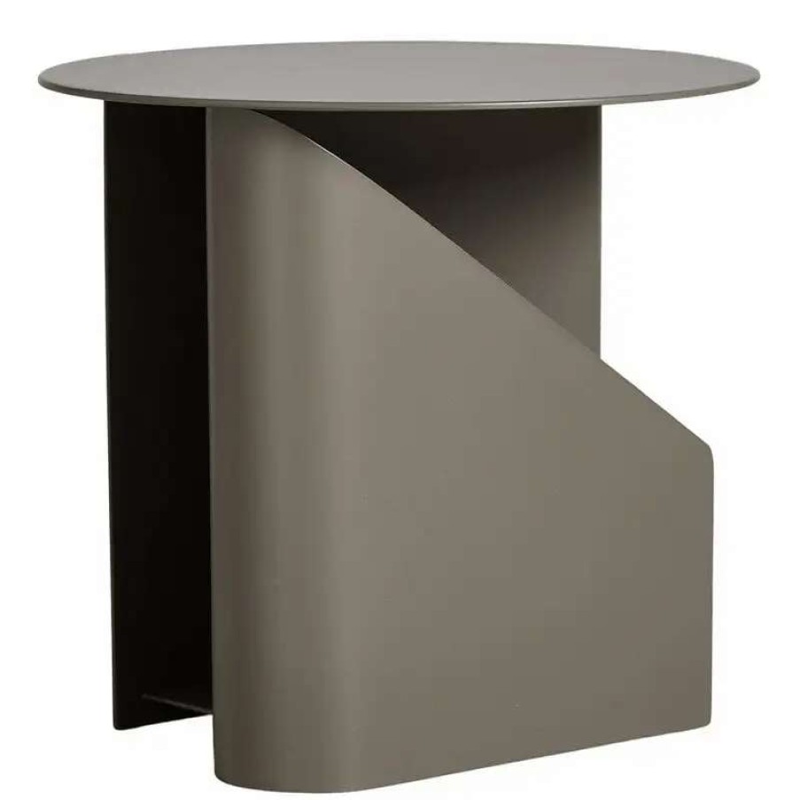 Side & End Tables * | Woud Sentrum Side Table, Taupe