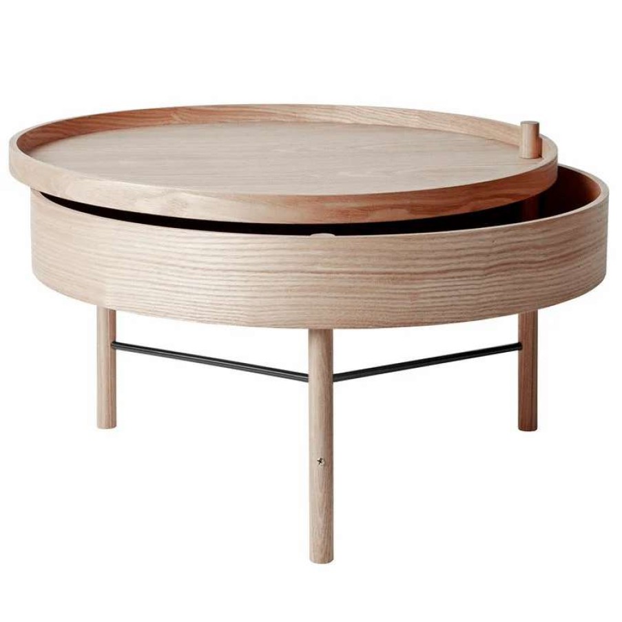 Coffee Tables * | Menu Turning Table, White Oak