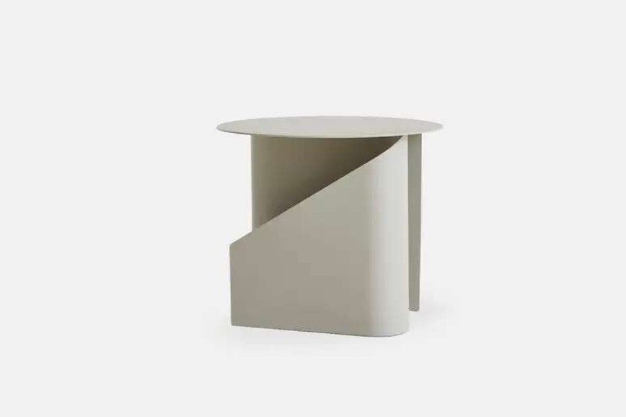 Side & End Tables * | Woud Sentrum Side Table, Warm Grey