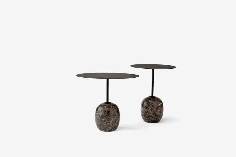 Coffee Tables * | &Tradition Lato Ln9 Coffee Table, Black Emperador Marble